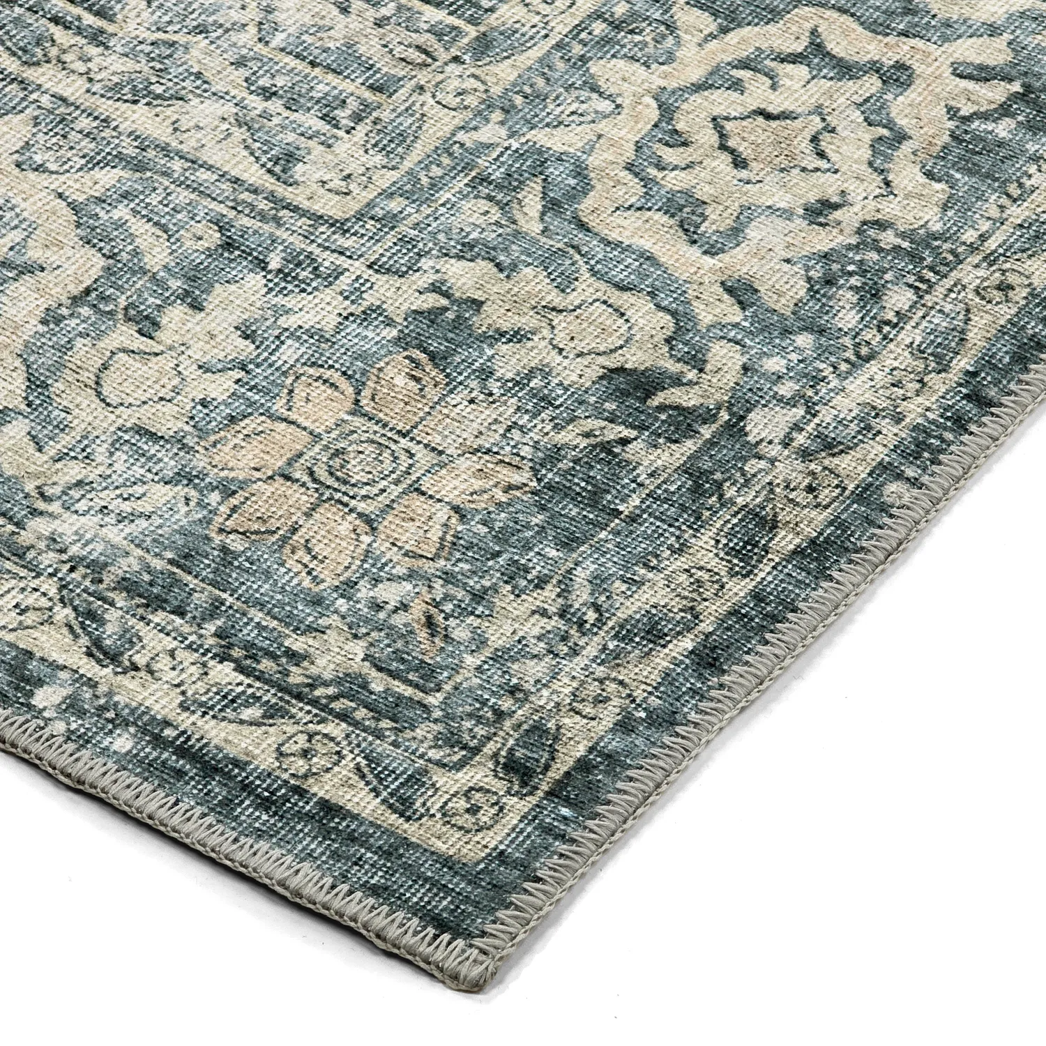 Tapis tissé à plat - Meralis (bleu)
