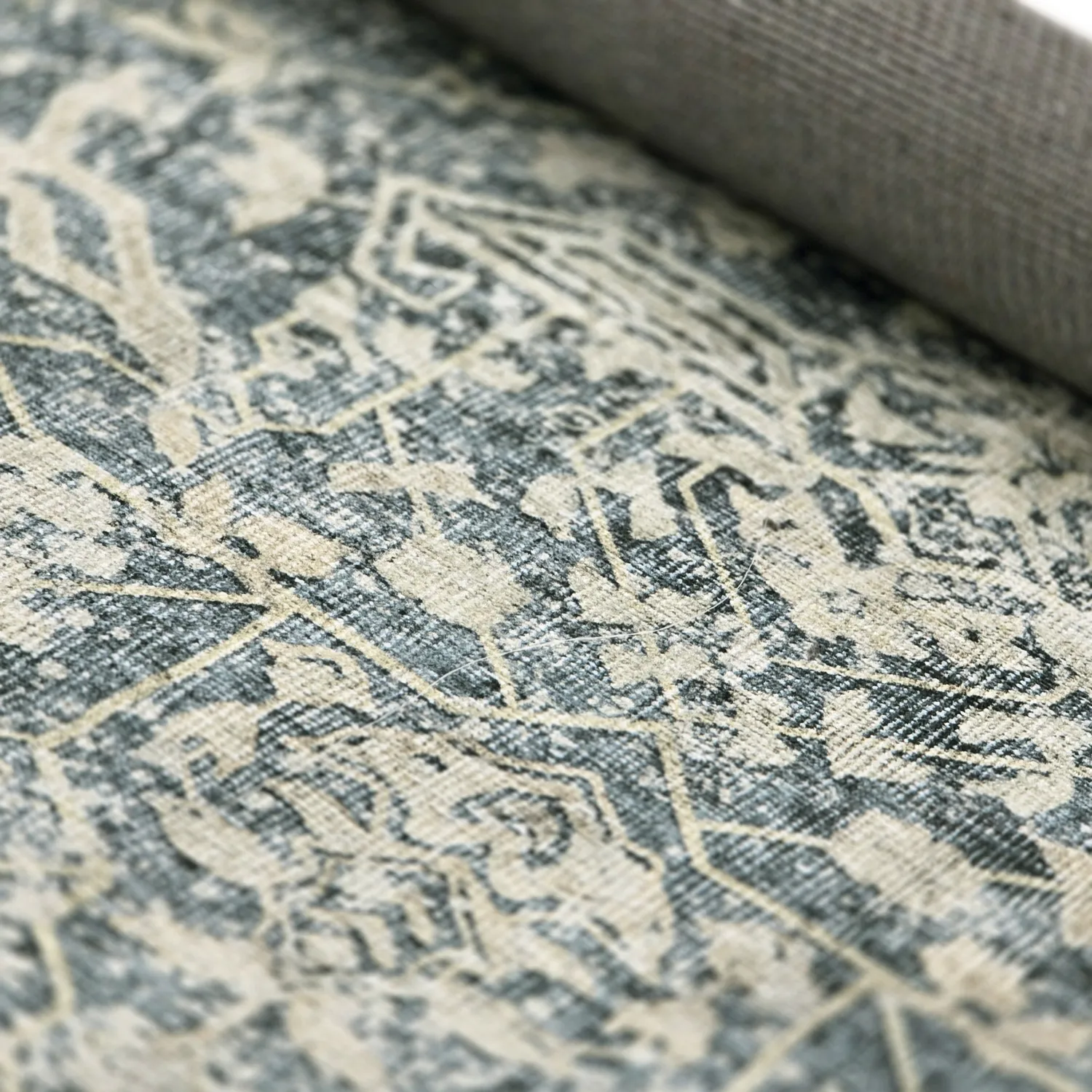 Tapis tissé à plat - Meralis (bleu)