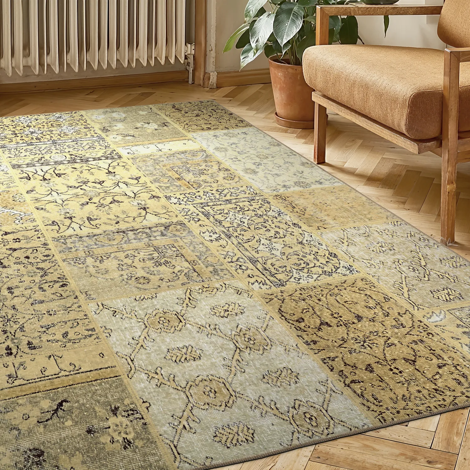 Tapis tissé à plat - Myrina (beige)