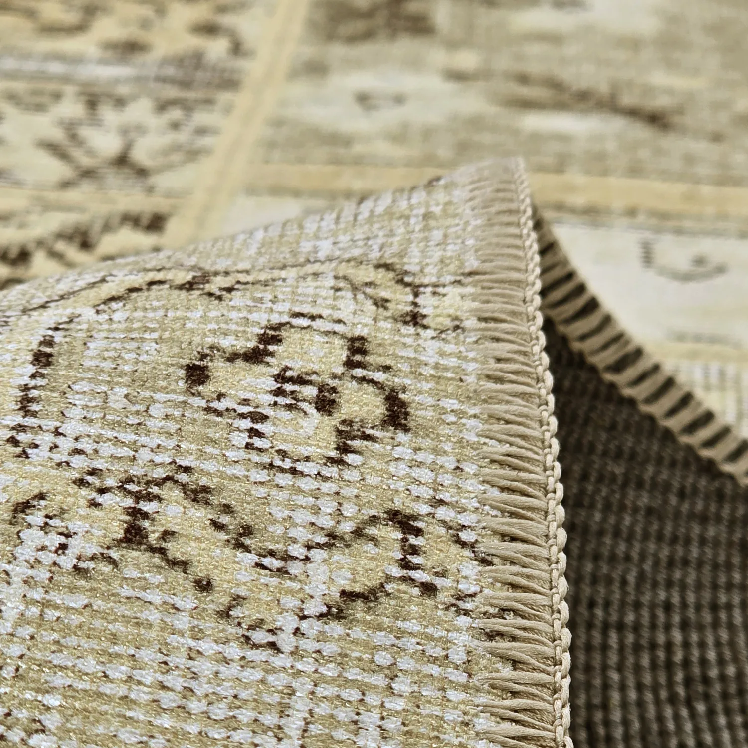 Tapis tissé à plat - Myrina (beige)