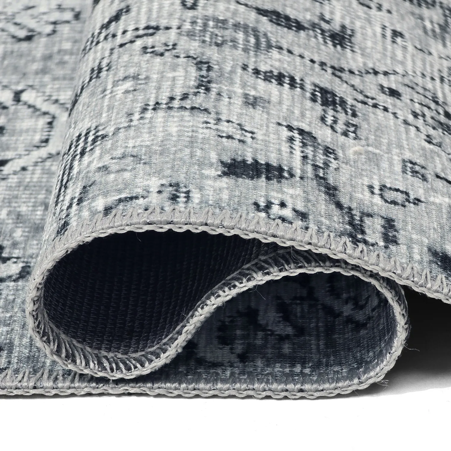 Tapis tissé à plat - Myrina (gris)