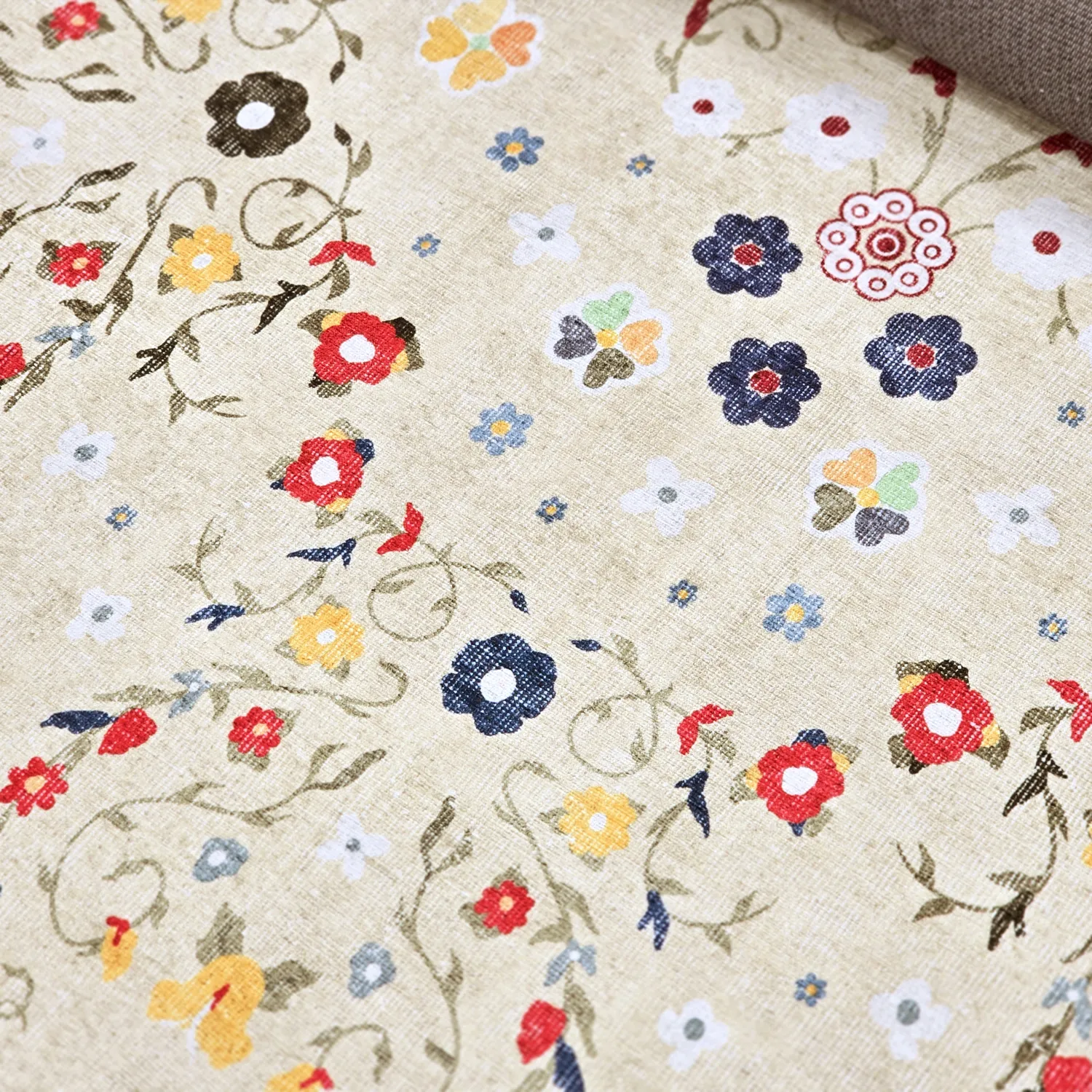 Tapis tissé à plat - Nabilar (crème)