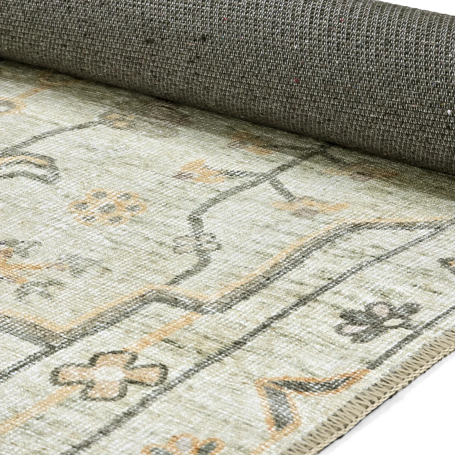 Tapis tissé à plat - Nahla (crème)