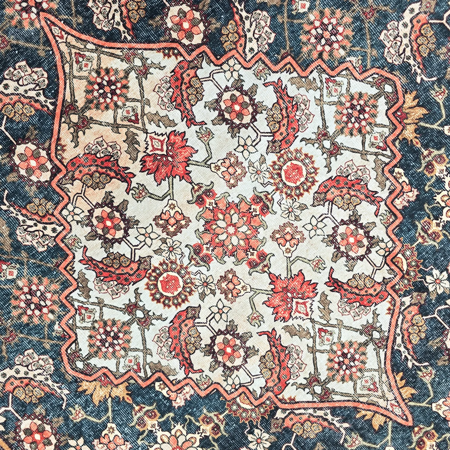 Tapis tissé à plat - Samaria (rouge)