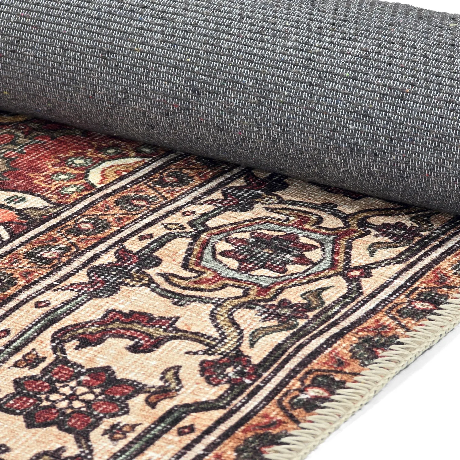 Tapis tissé à plat - Samaria (rouge)
