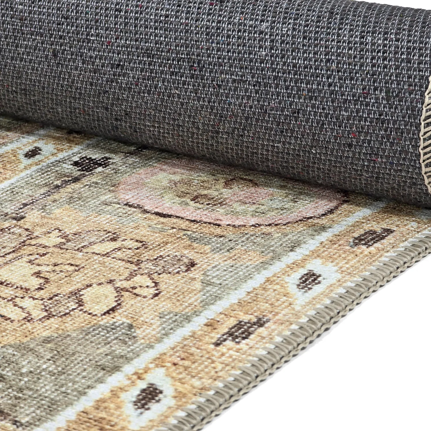 Tapis tissé à plat - Yara (beige)