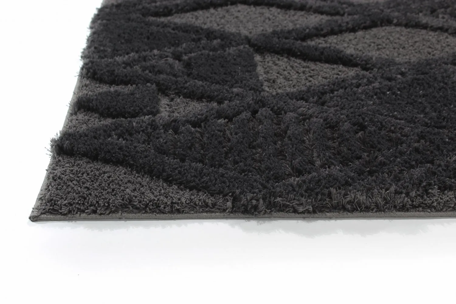 Tapis moelleux - Rostock (noir)