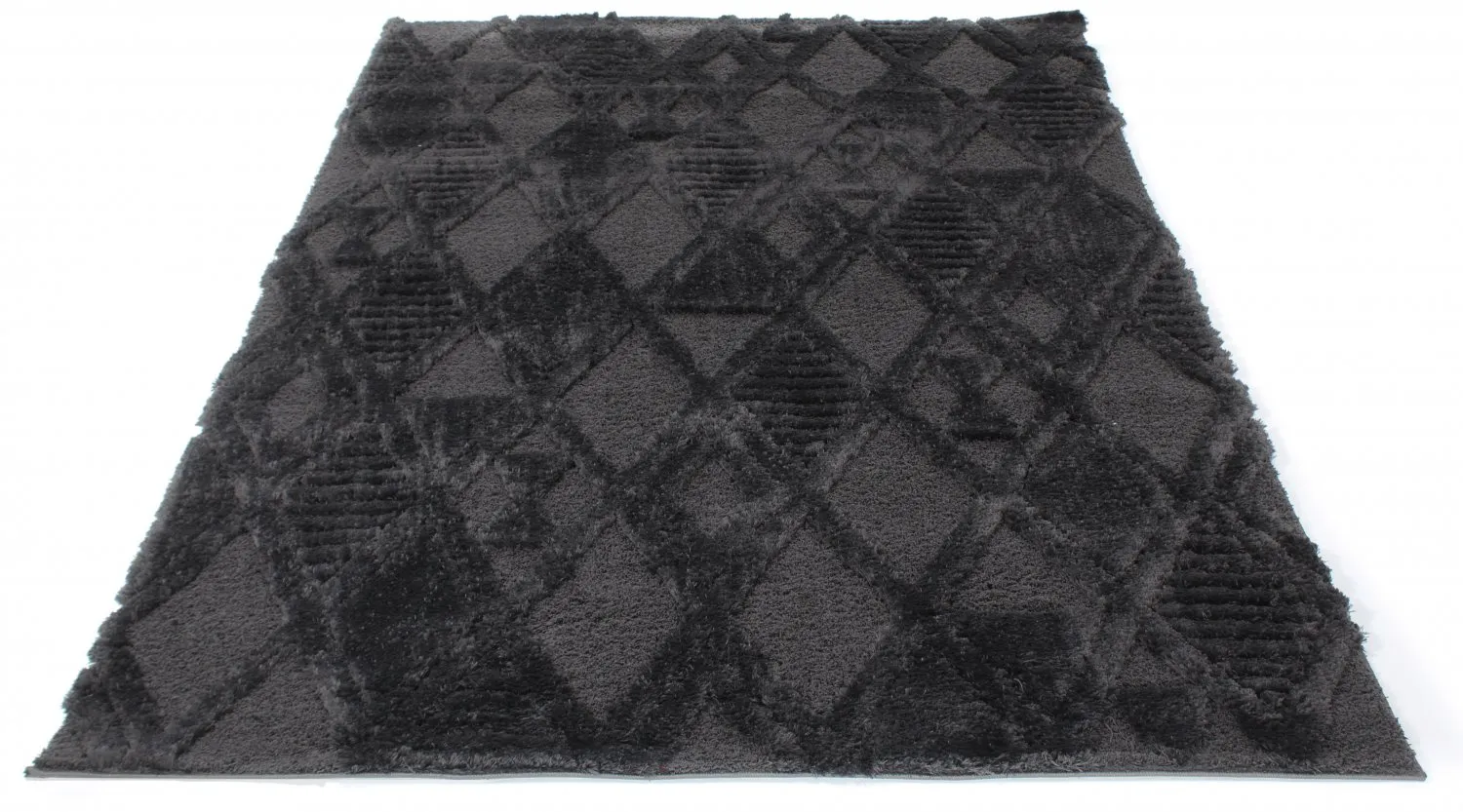 Tapis moelleux - Rostock (noir)