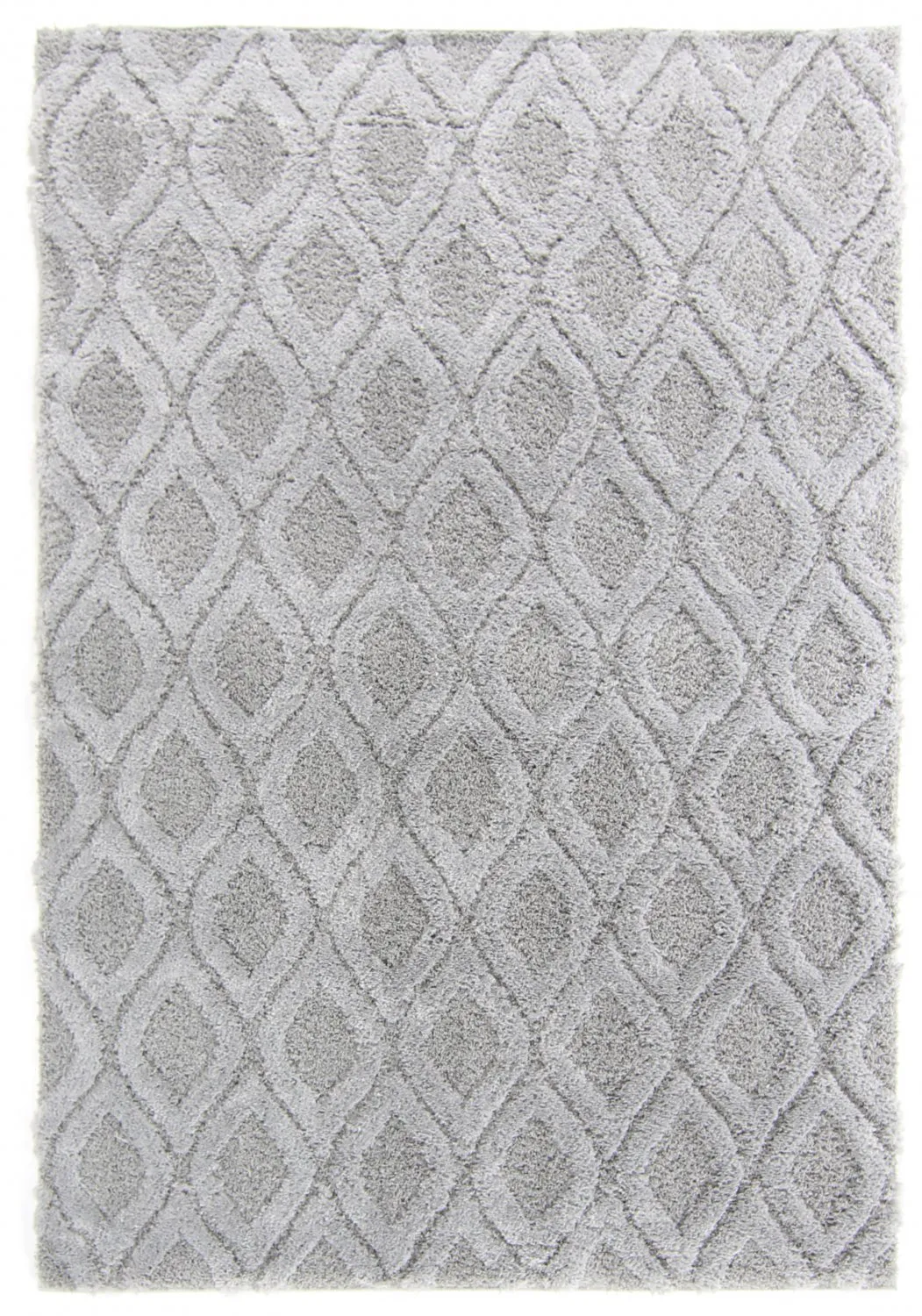 Tapis à poils longs - Everett (gris)