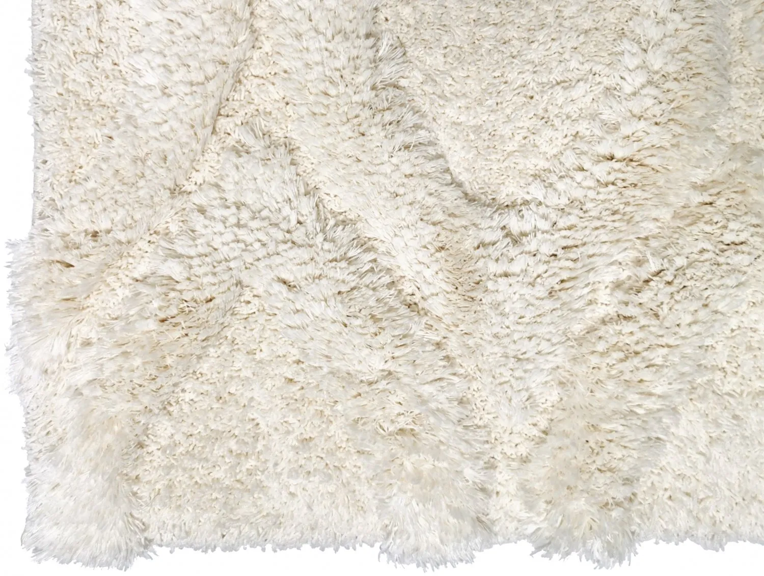Tapis à poils longs - Everett (blanc cassé)