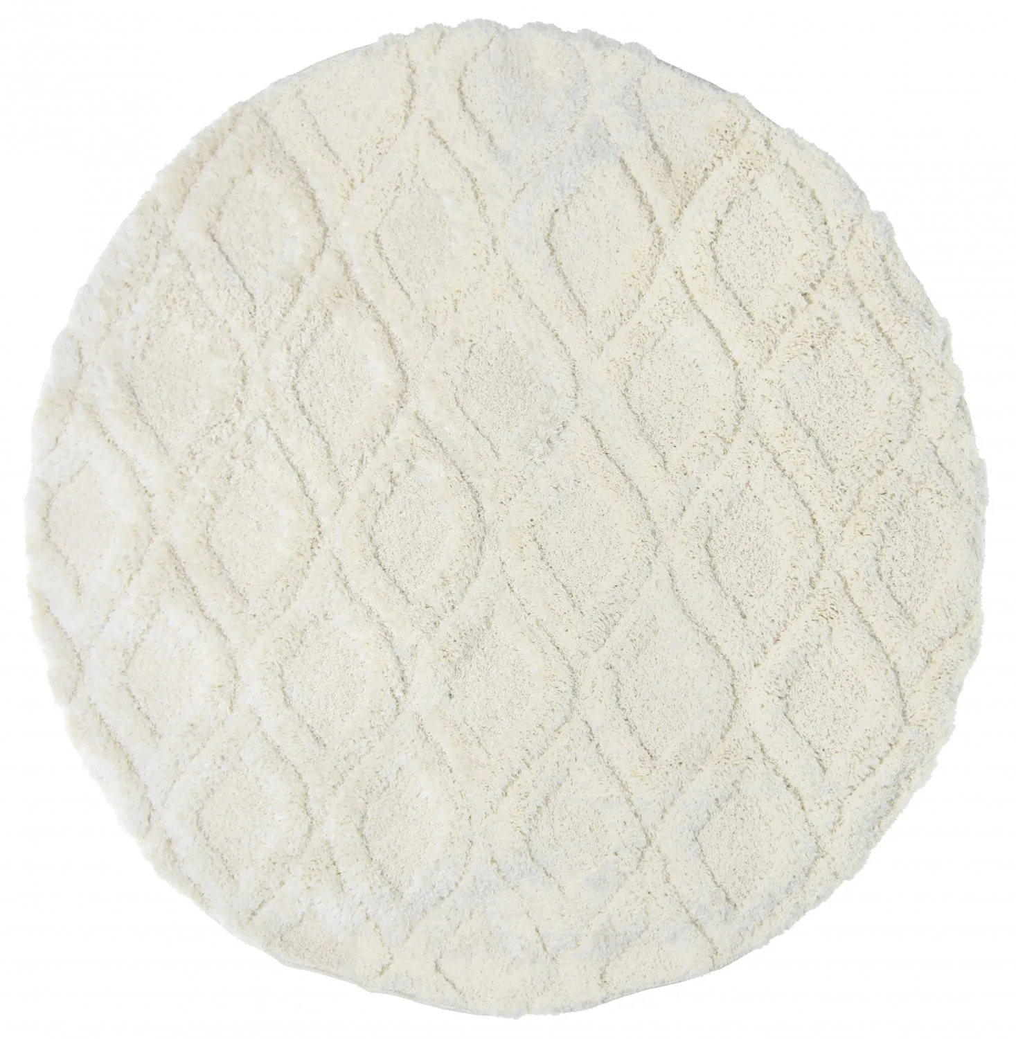 Tapis ronds - Everett (blanc cassé)