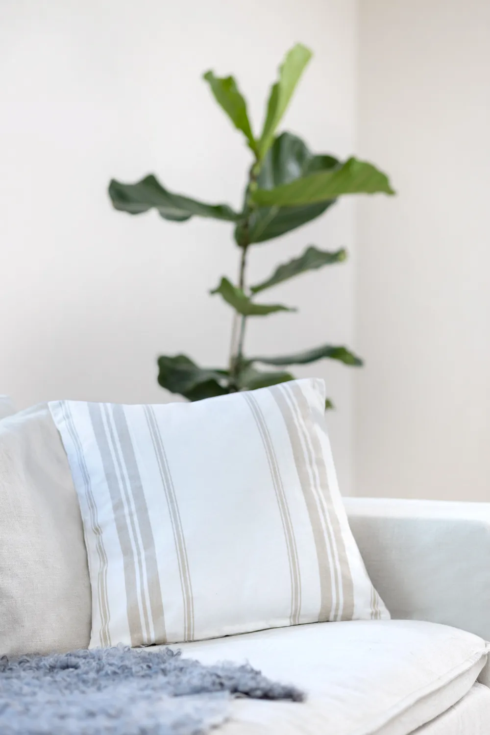 Housse de coussin - Florencia (blanc cassé)