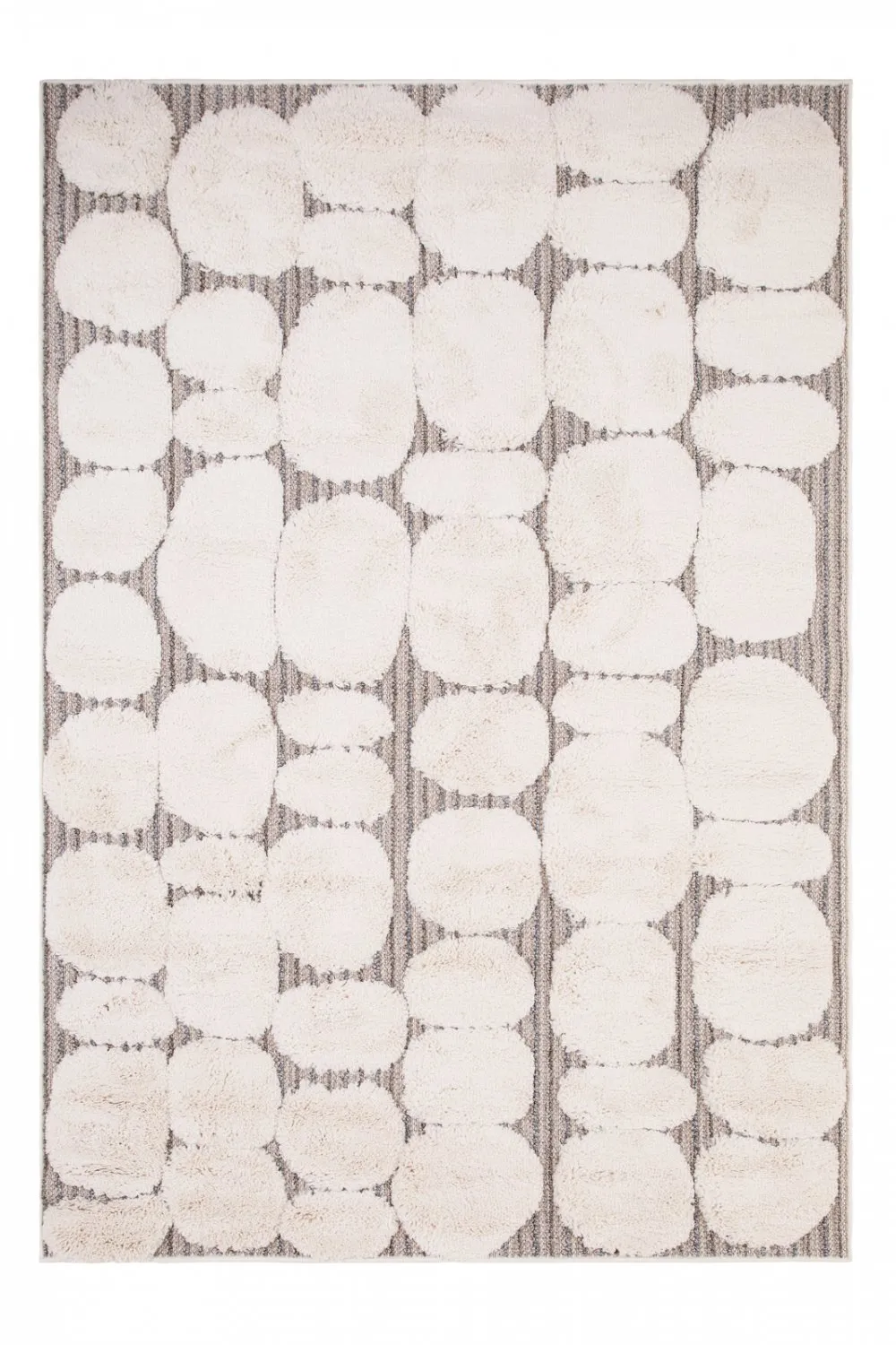 Tapis à poils longs - Fondi (gris)