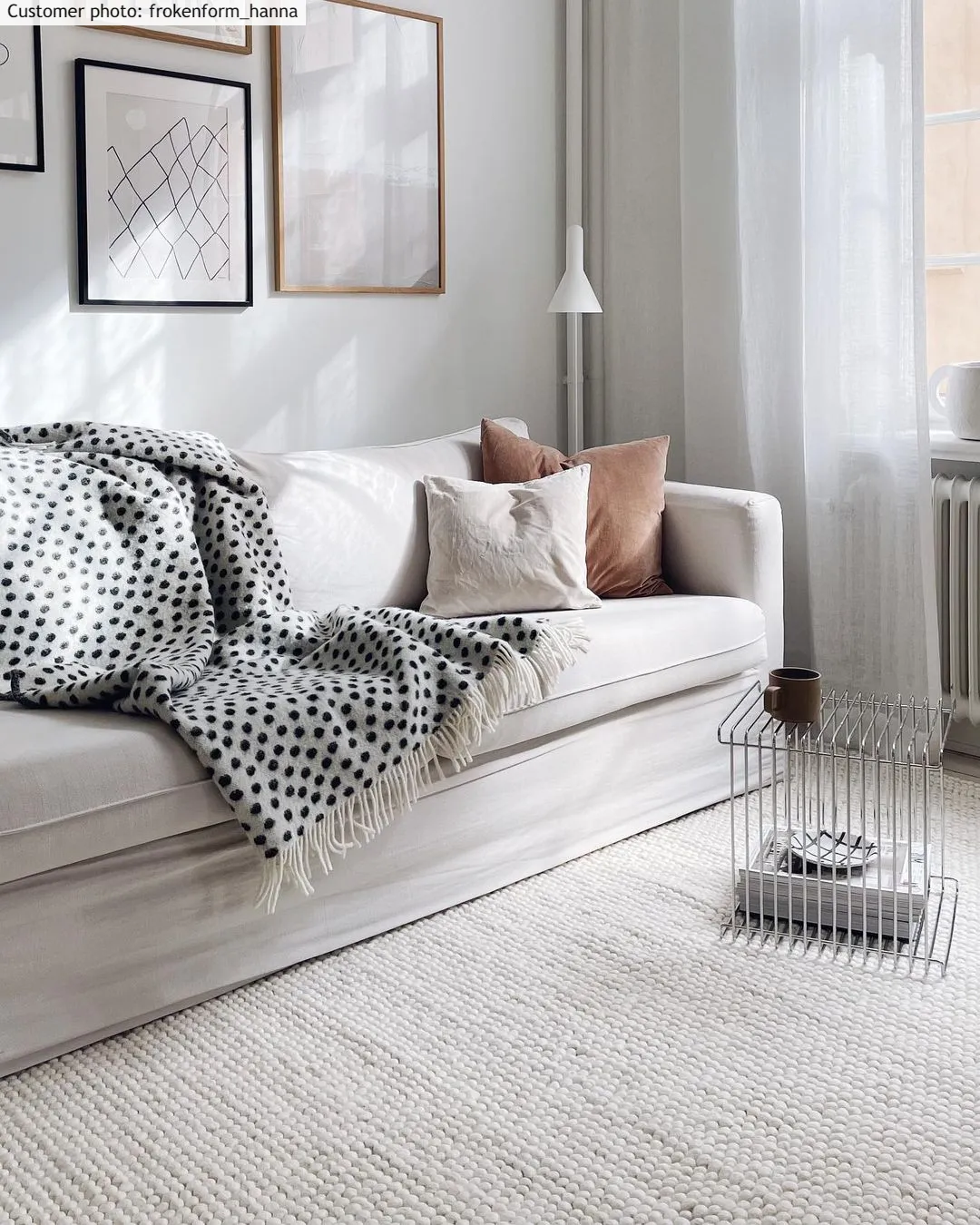Tapis en laine - Avafors Wool Bubble (beige)