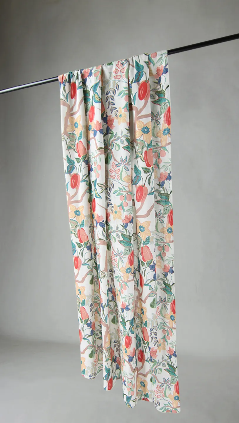 Rideaux - Rideau en coton - Sofi-Lee (rouge)