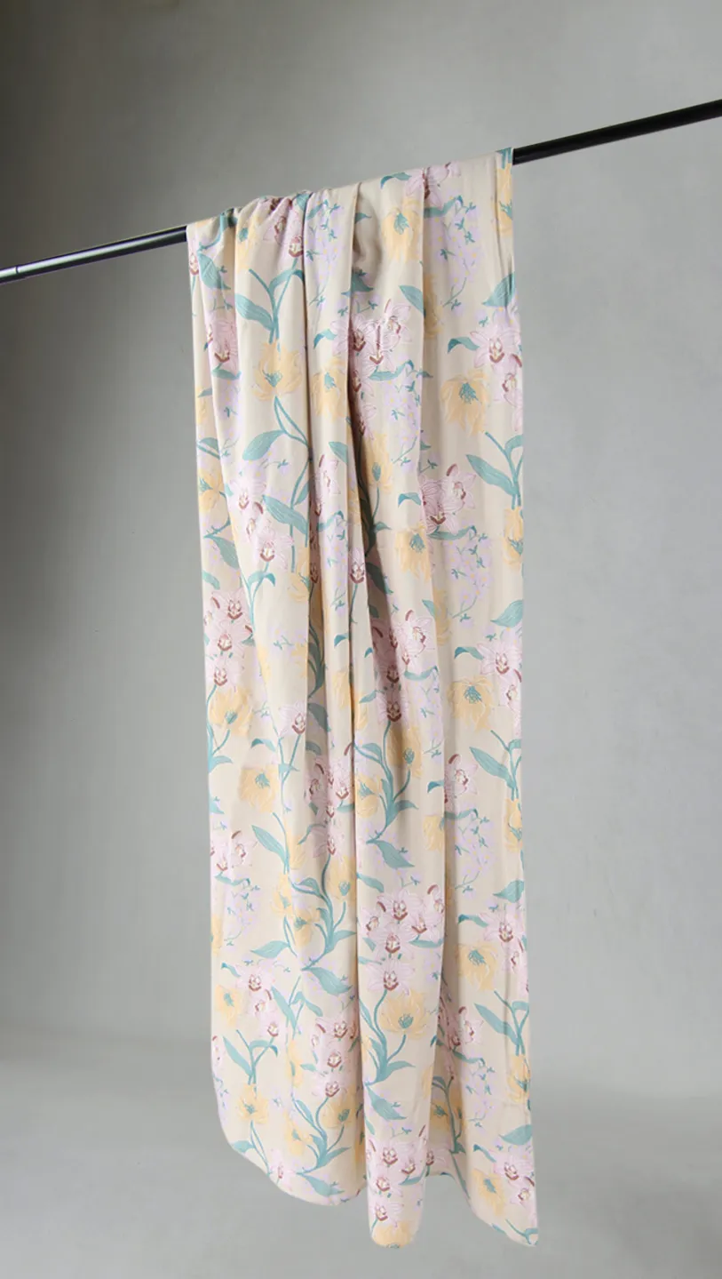 Rideaux - Rideau en coton - Florina (rose)