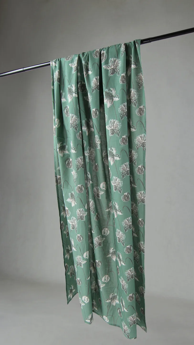 Rideaux - Rideau en coton Alegria (vert)