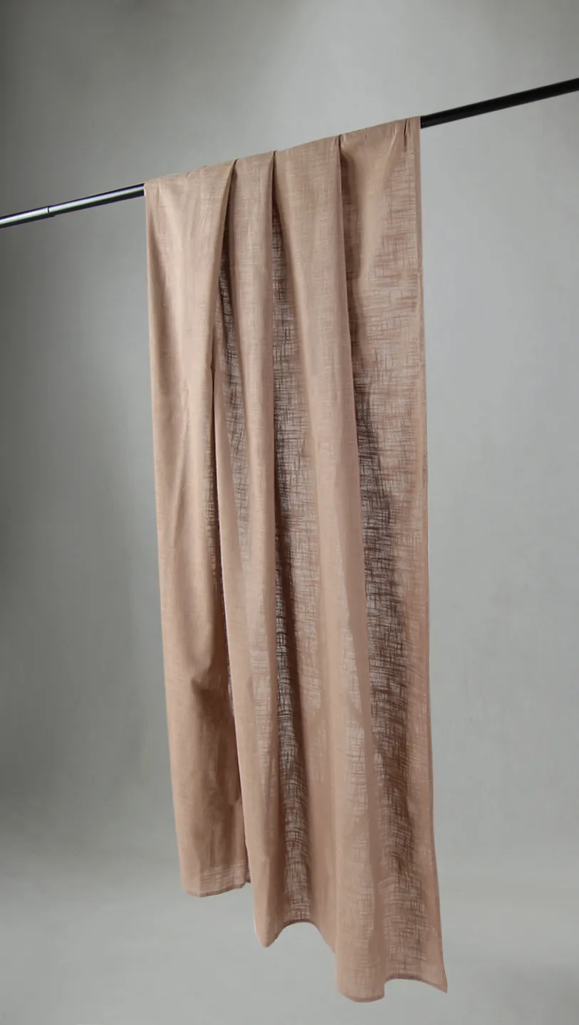 Rideaux - Rideau en coton - Lollo (beige foncé)
