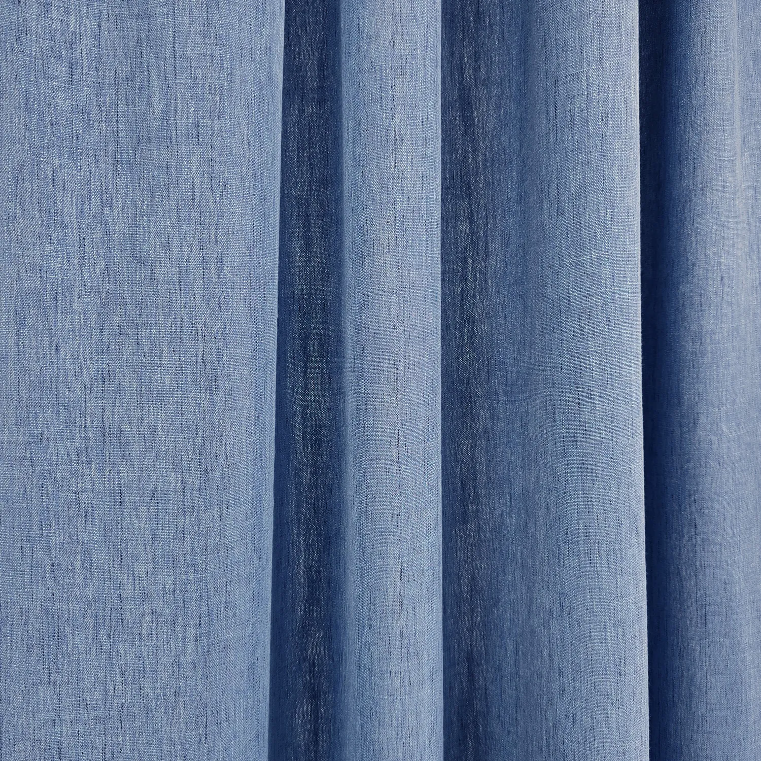 Rideaux - Rideau en lin Melania (bleu foncé)