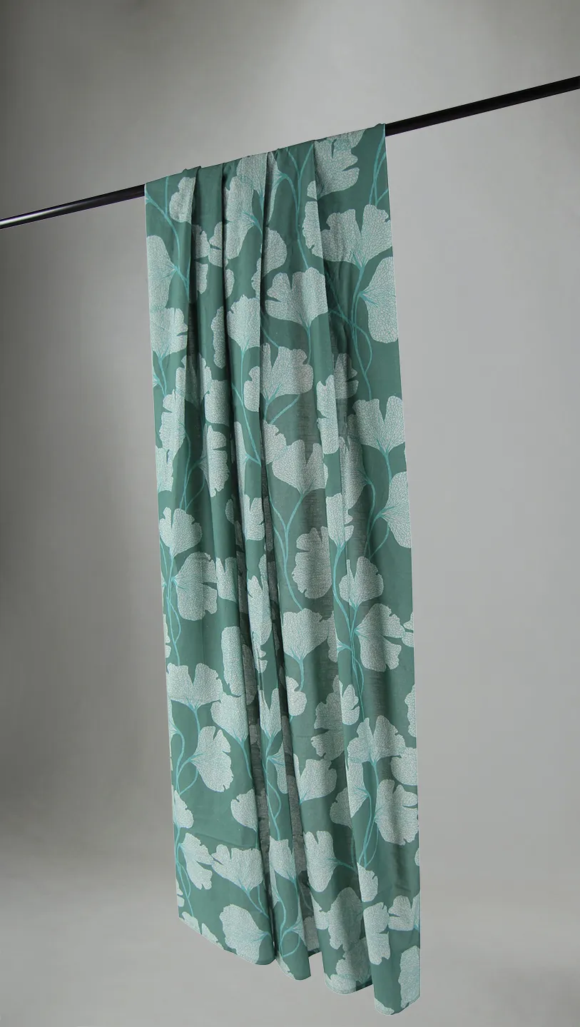 Rideaux - Rideau en coton Abril (vert foncé)