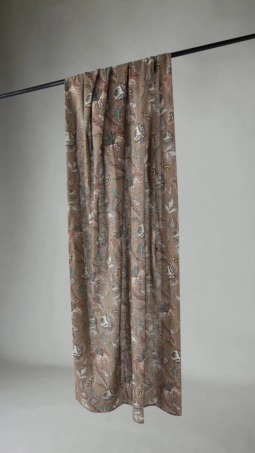 Rideaux - Rideau en coton - Dagny (marron)