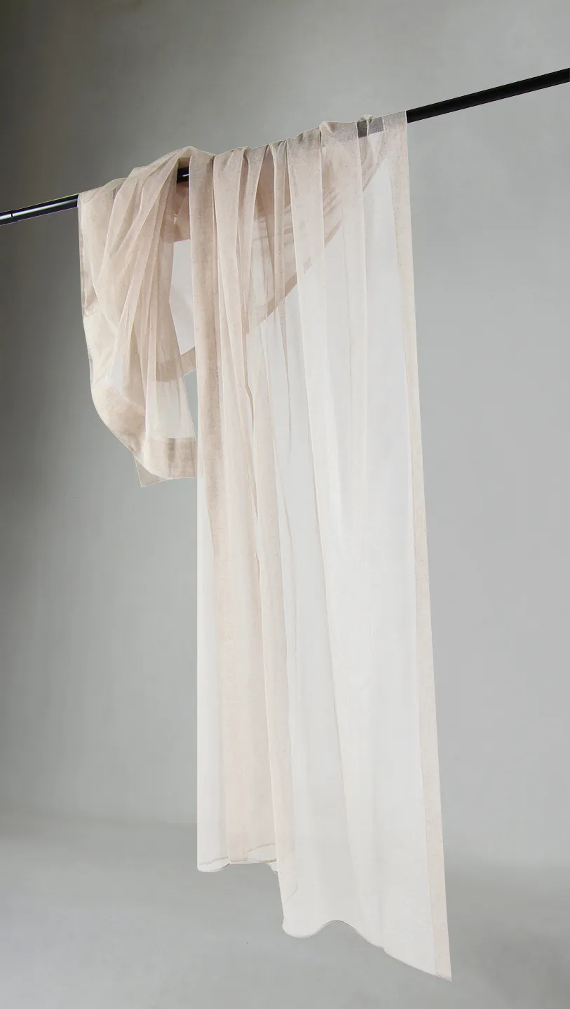 Rideaux - Rideau en dentelle Nilah (beige)
