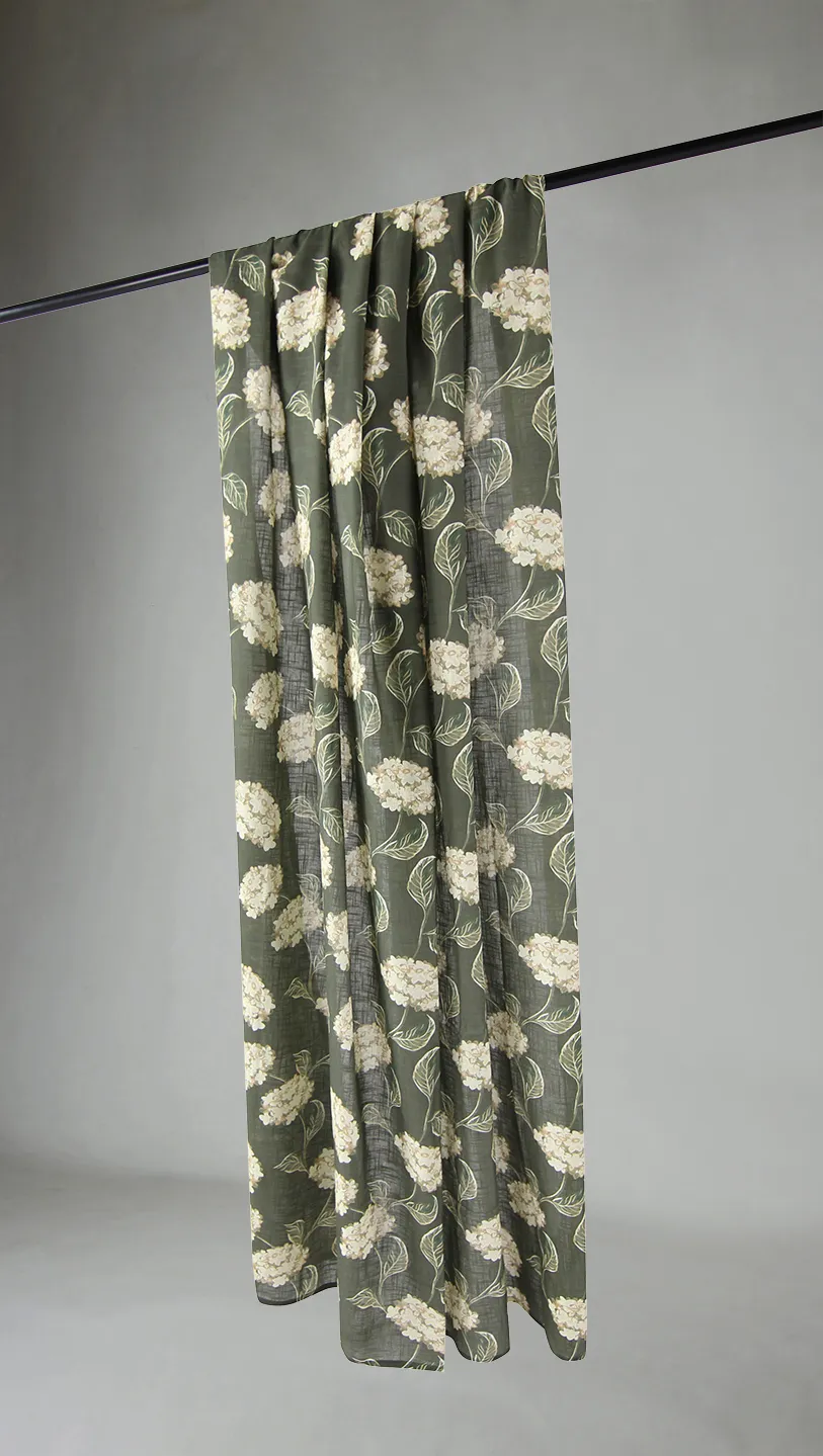 Rideaux - Rideau en coton - Dorthe (vert)