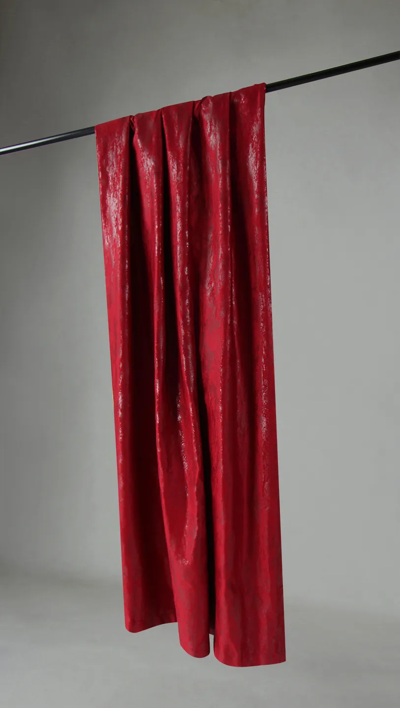 Rideaux - Rideau en velours Ofelia (rouge)