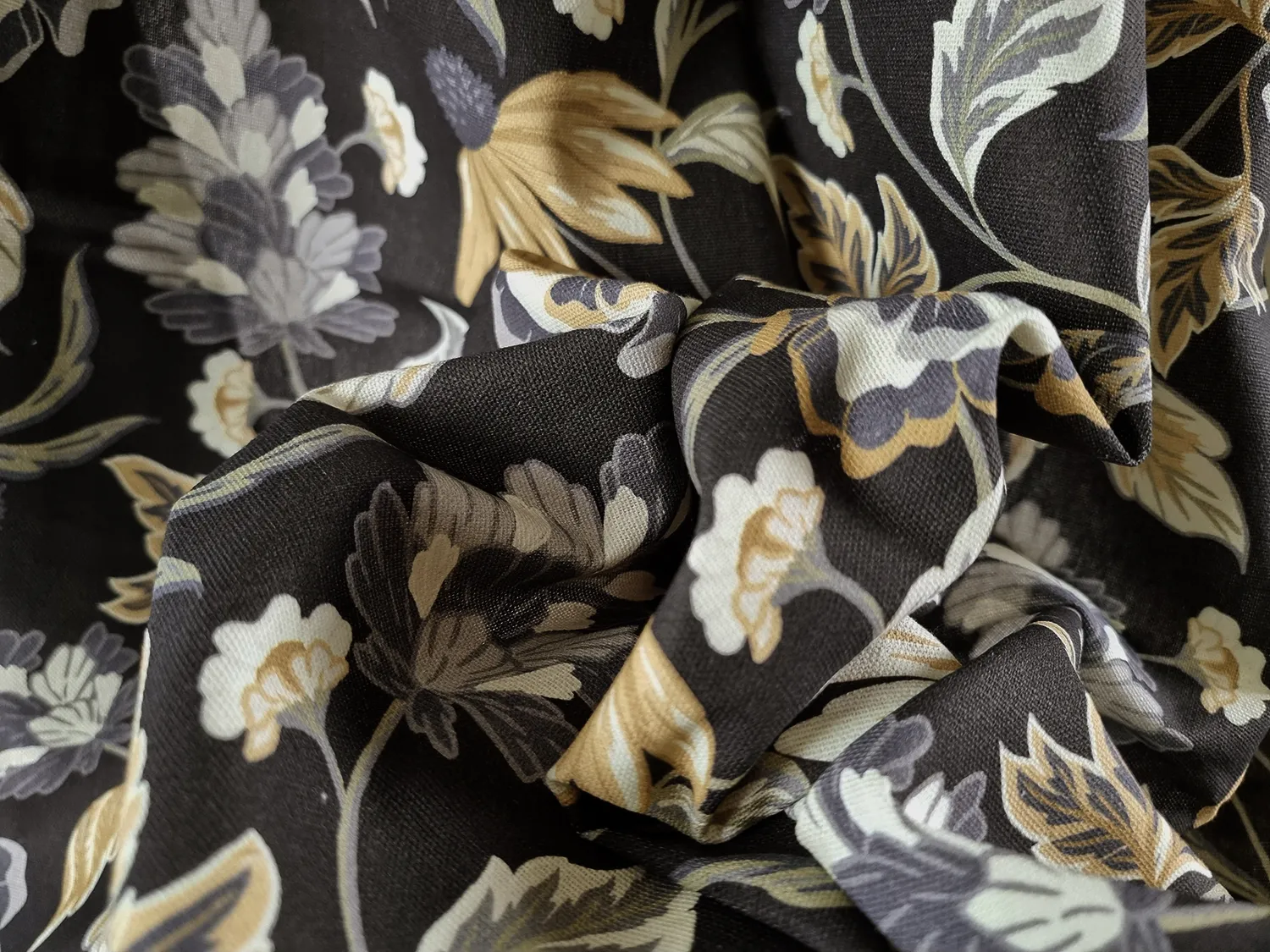 Rideaux - Rideau en coton Mathilde (bleu)