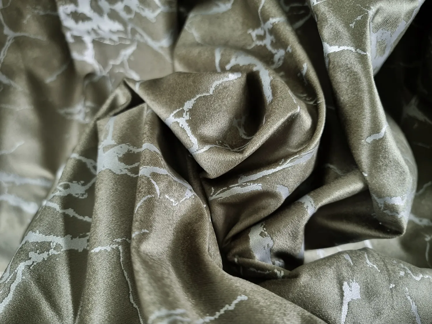Rideaux - Rideau en velours Florina (vert)