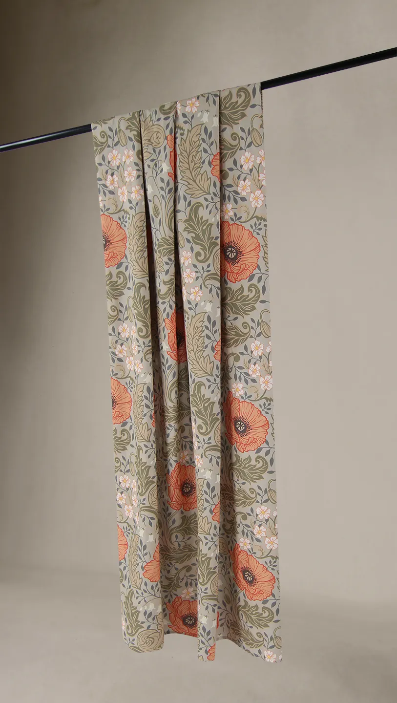 Rideau en coton - Poppy (beige)