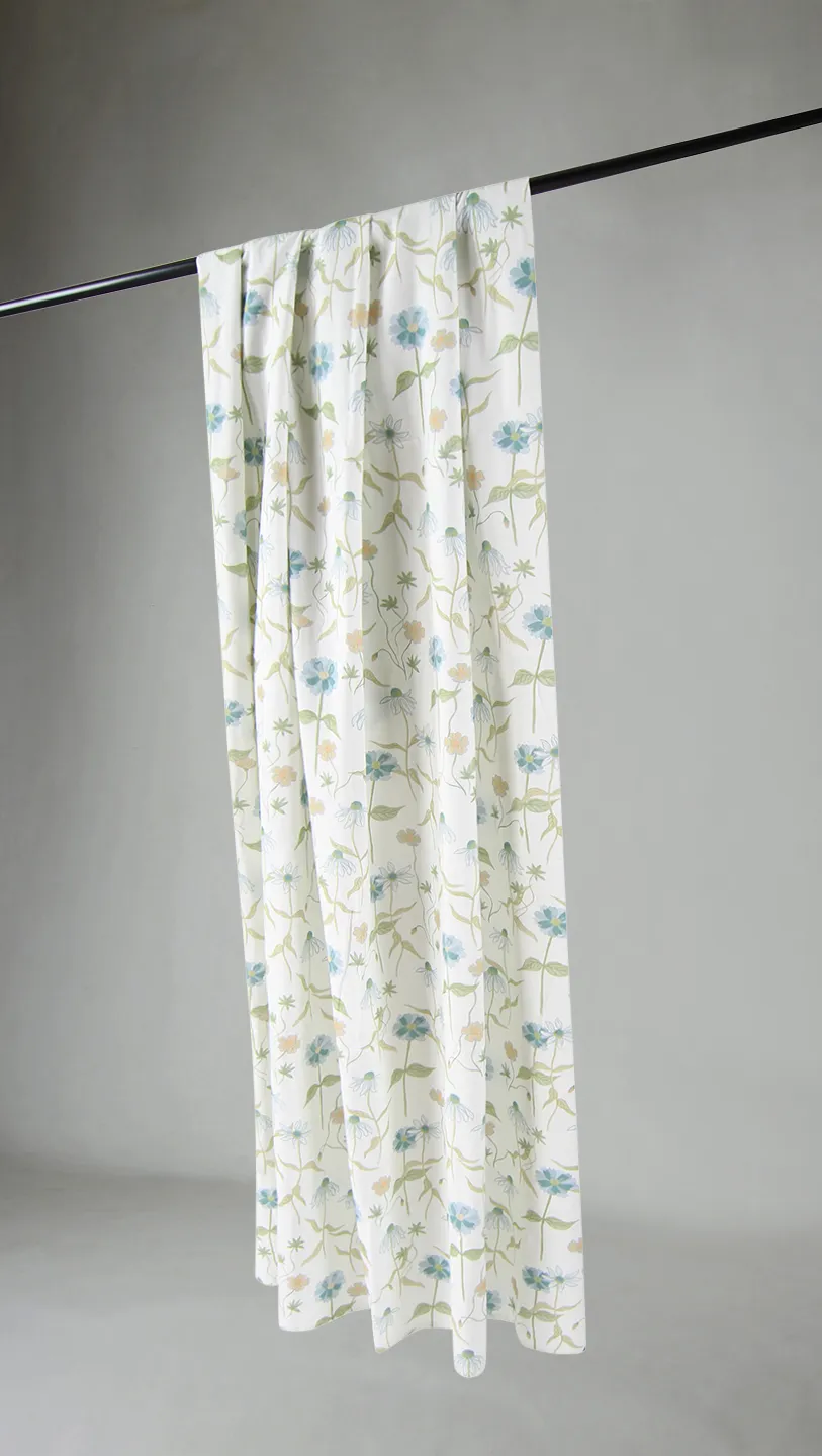 Rideaux - Rideau en coton Sweetie (bleu)