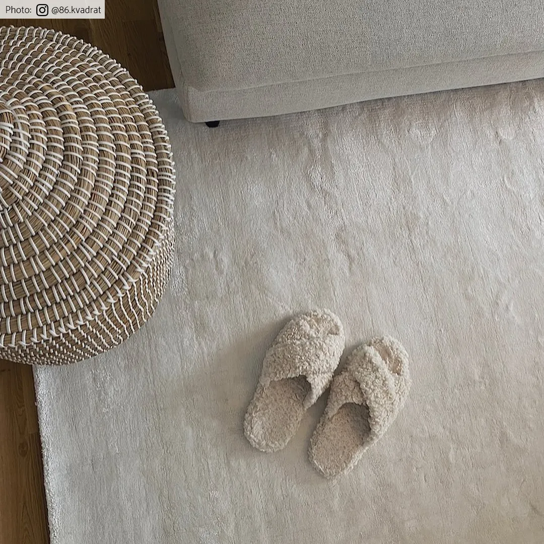 Tapis en viscose - Jodhpur Special Luxury Edition (blanc cassé)
