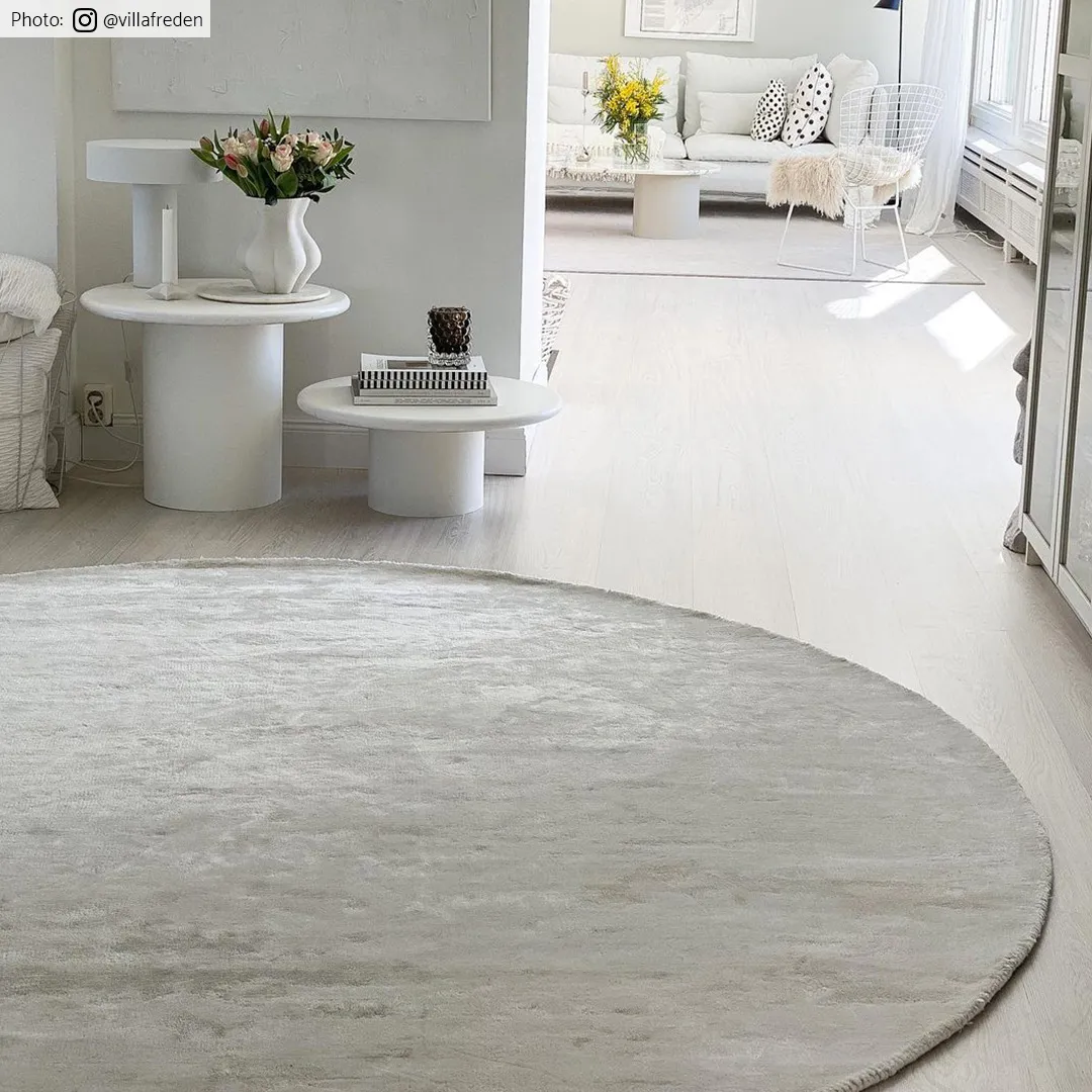 Tapis rond - Jodhpur Special Luxury Edition (blanc cassé)