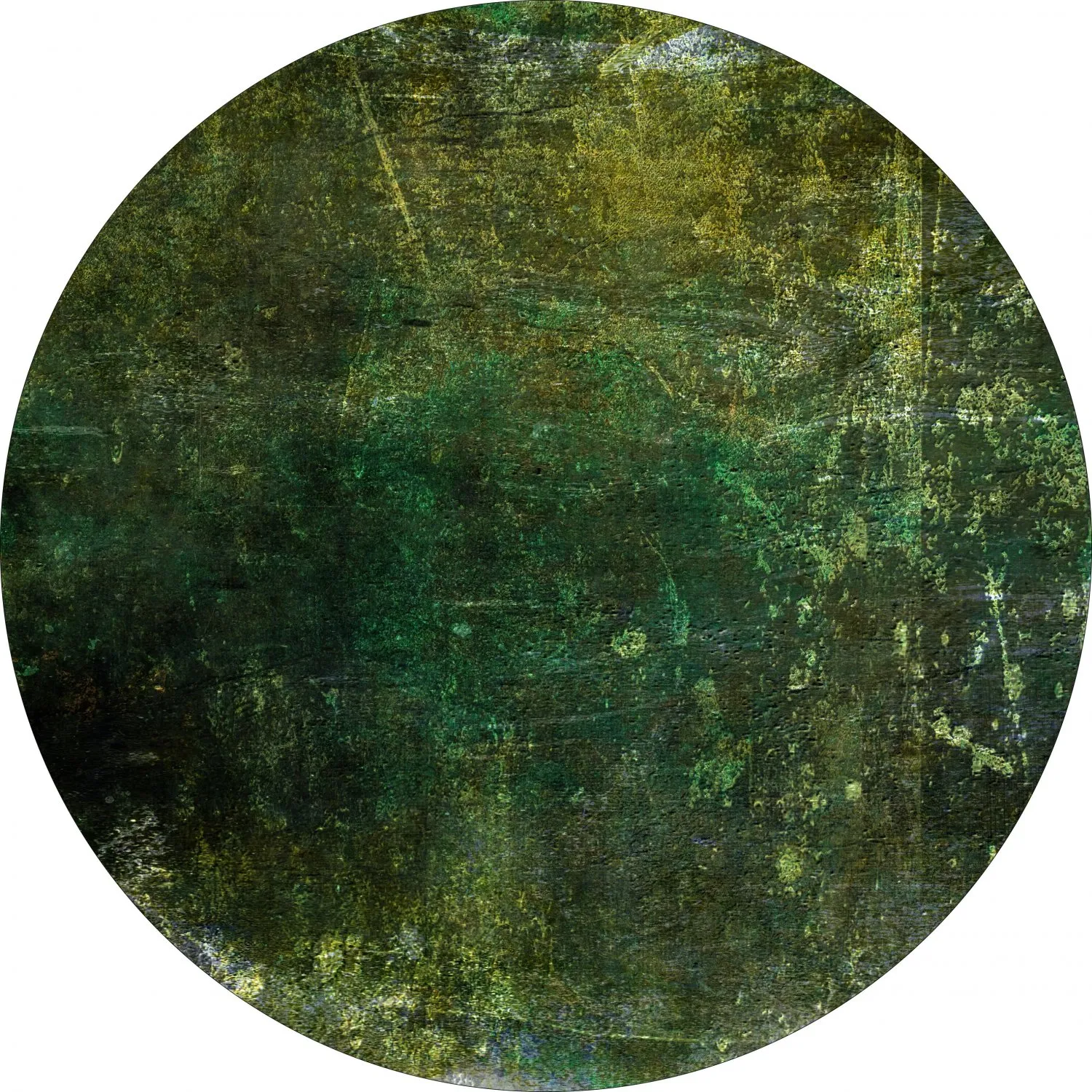 Tapis rond - Estrada (vert)