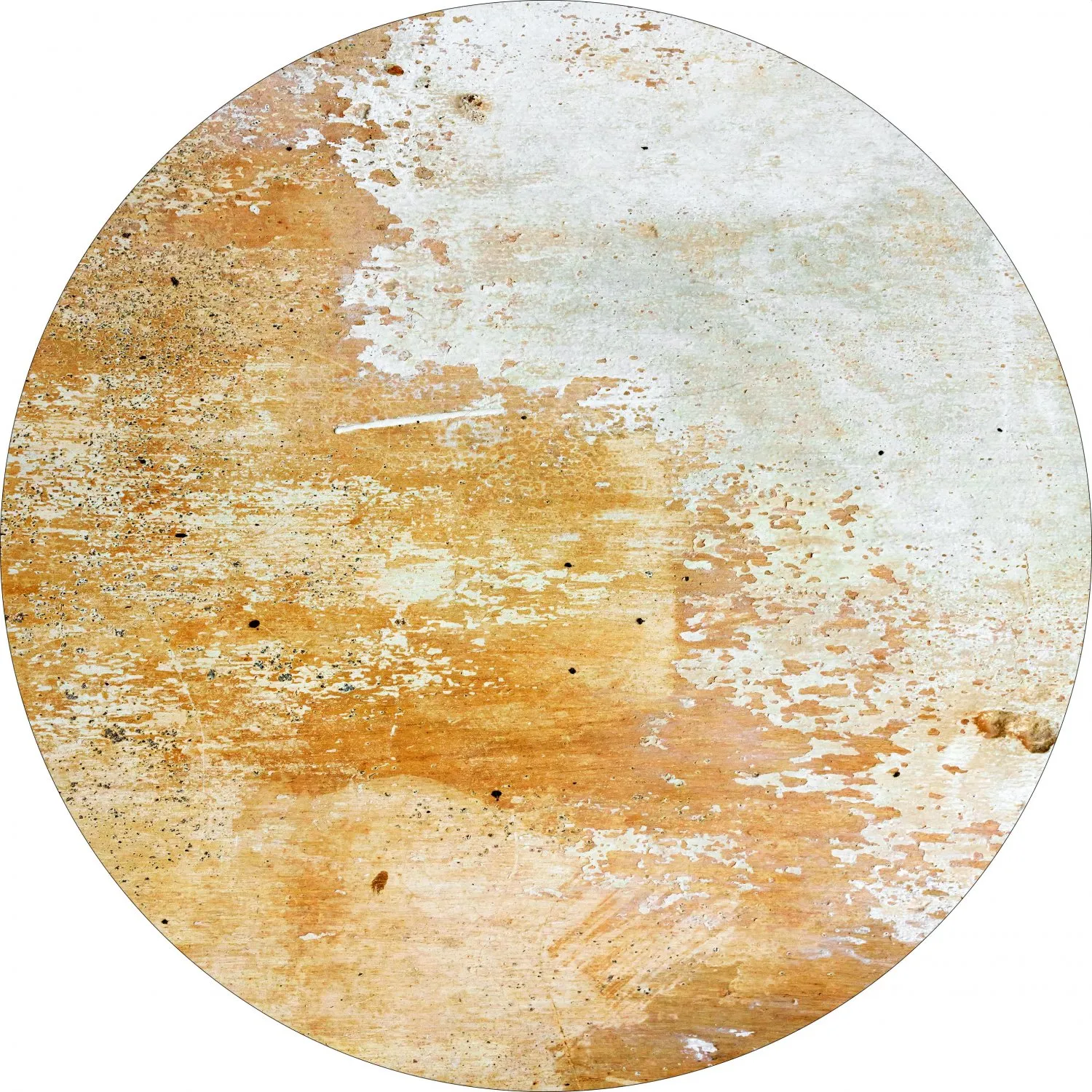 Tapis rond - Amadora (doré)