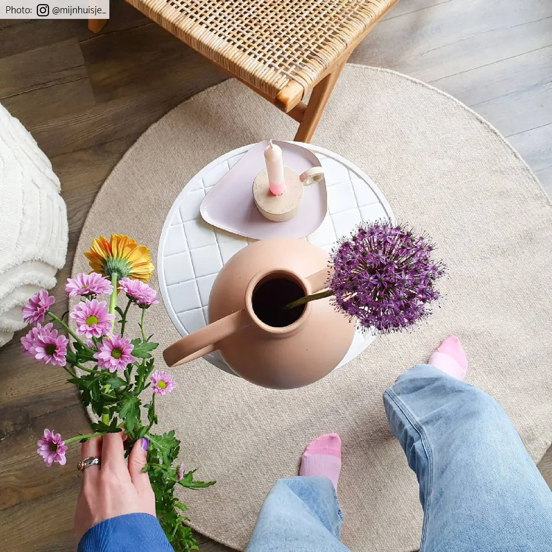 Tapis rond - Hamilton (naturel)