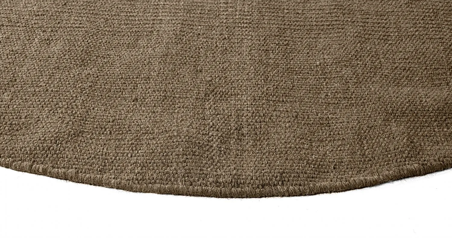 Tapis rond - Hamilton (marron)
