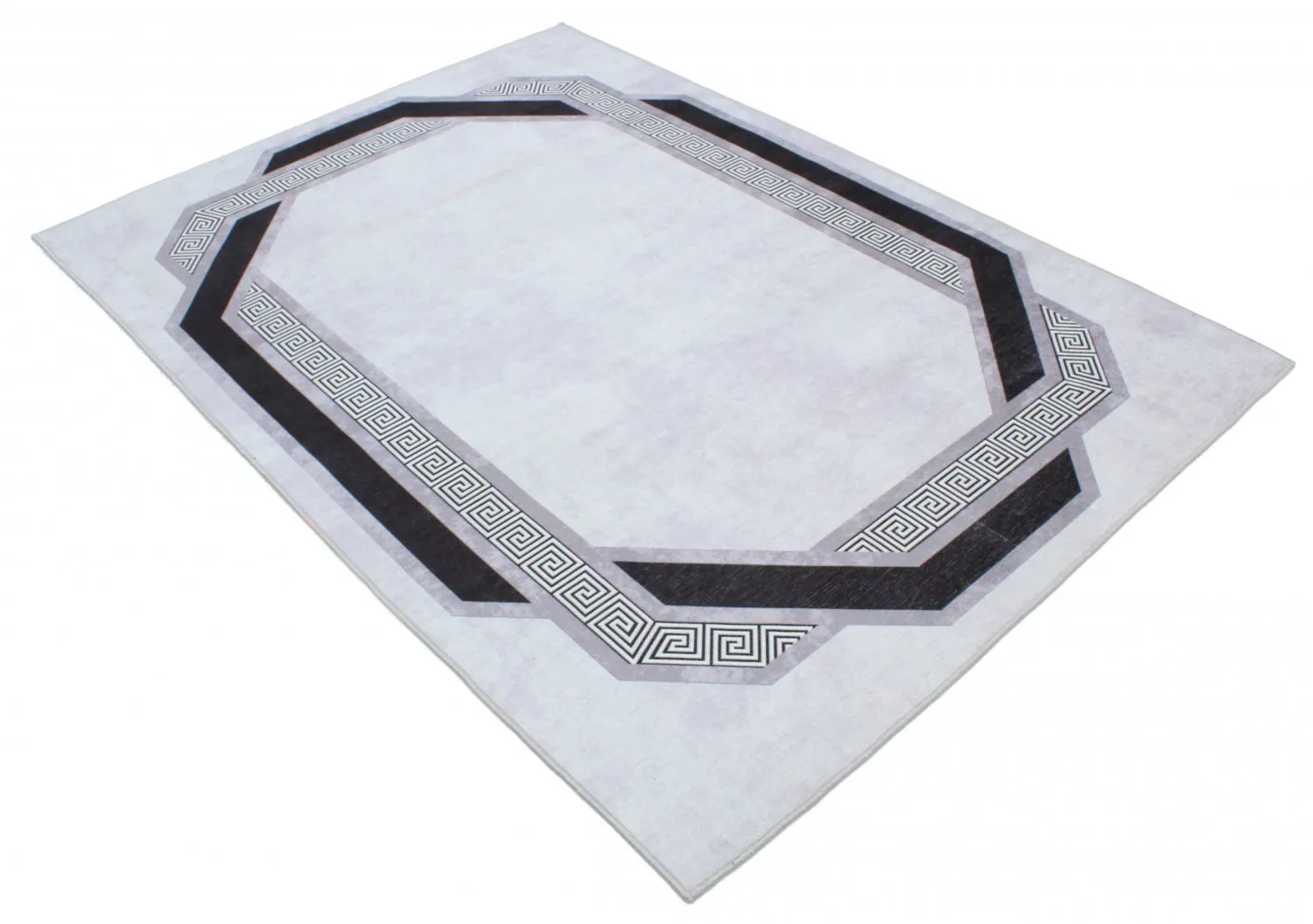 Tapis Wilton - Olympia (noir/blanc)