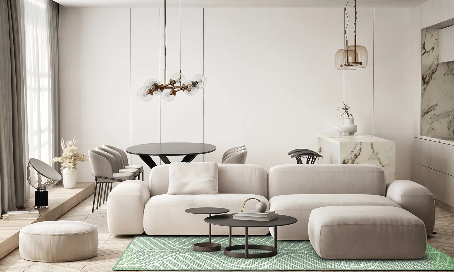 Tapis d’intérieur et d’extérieur - Harvey (vert)