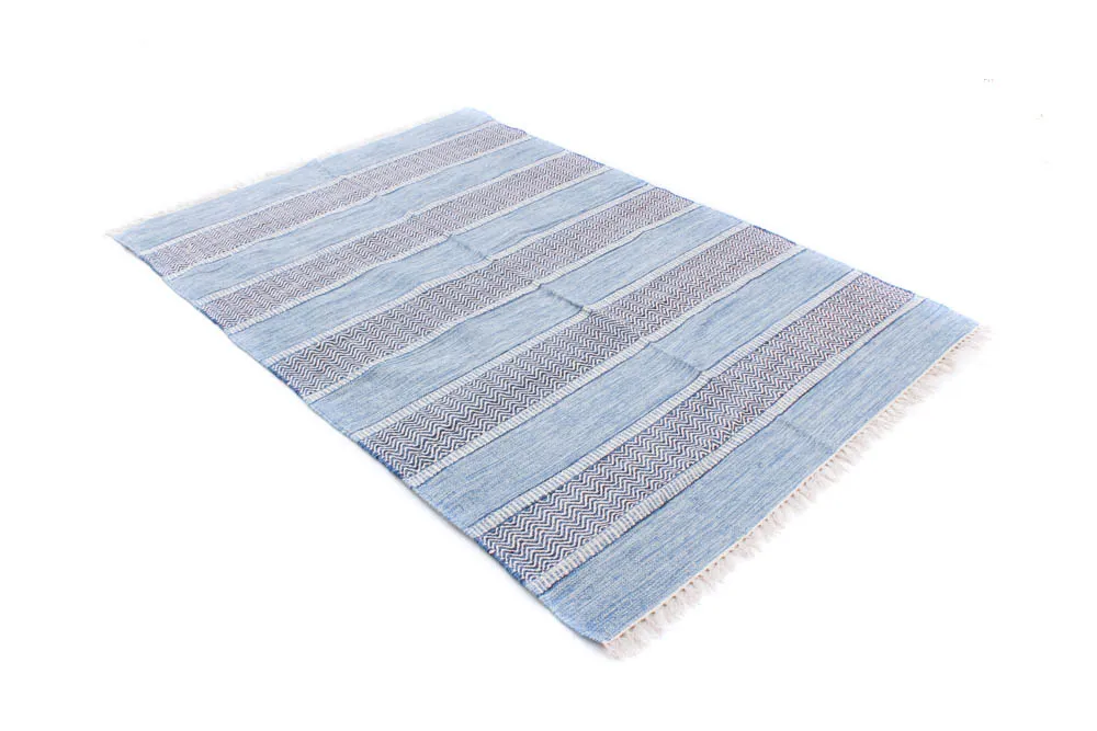 Tapis patchwork - Havtorn (bleu)