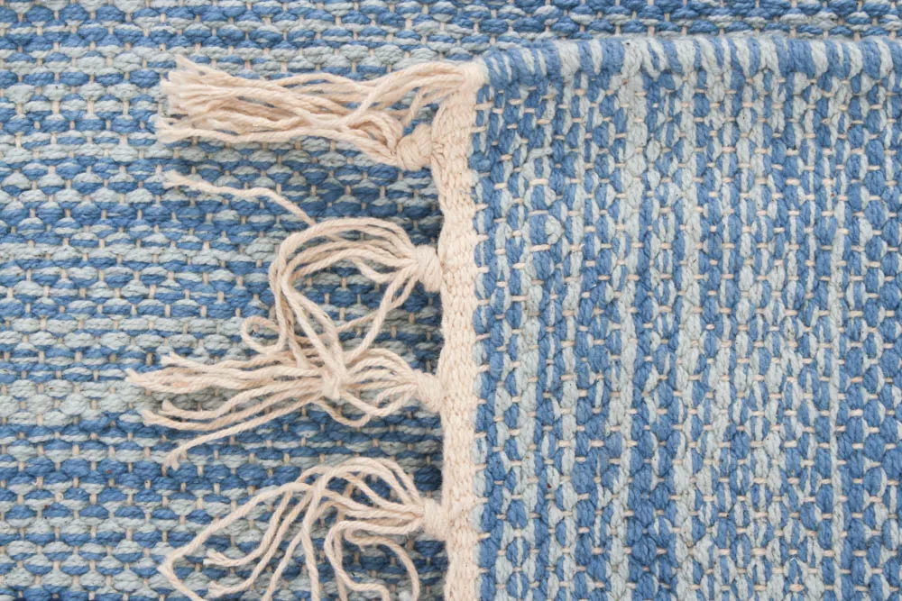 Tapis patchwork - Havtorn (bleu)