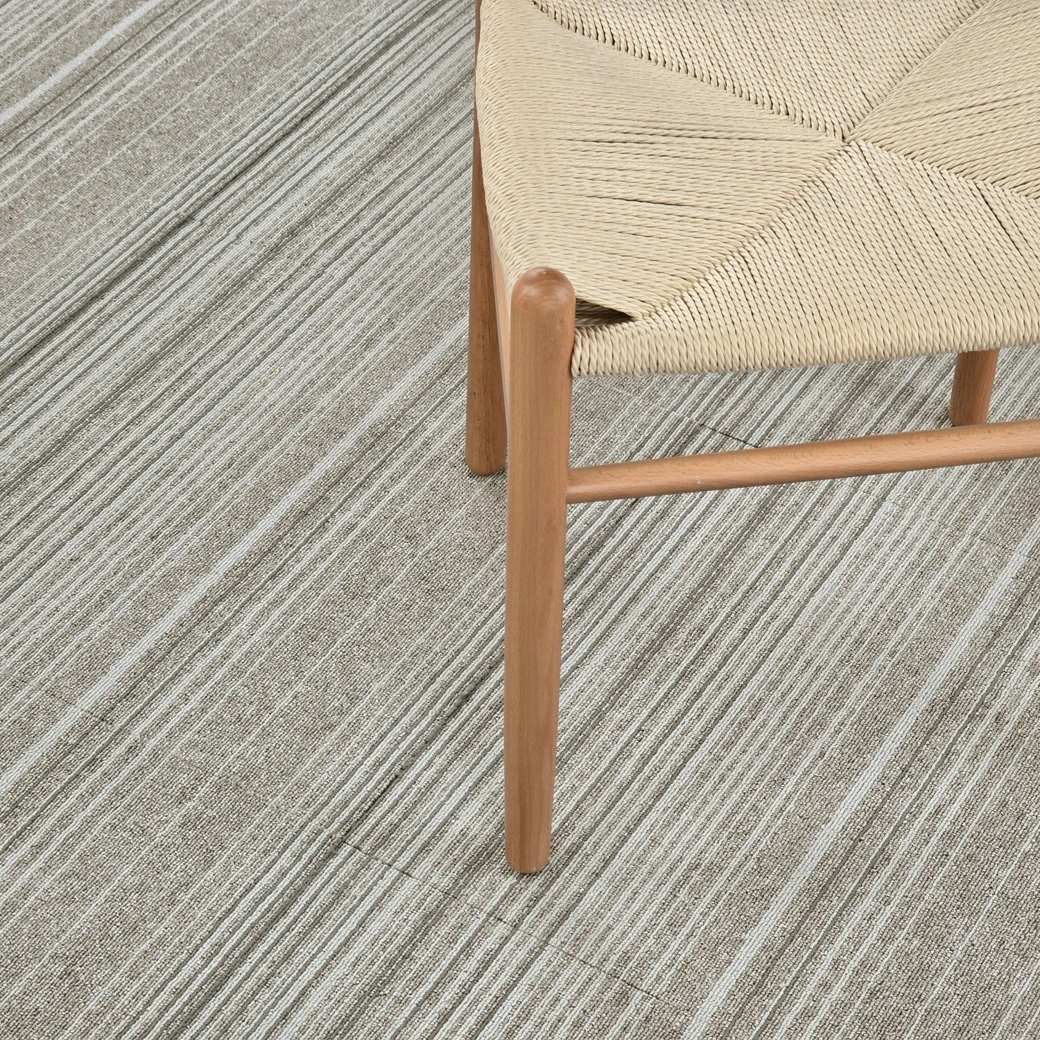 Moquette - Almeria Dalles textiles 24 unités (gris à rayures irrégulières)