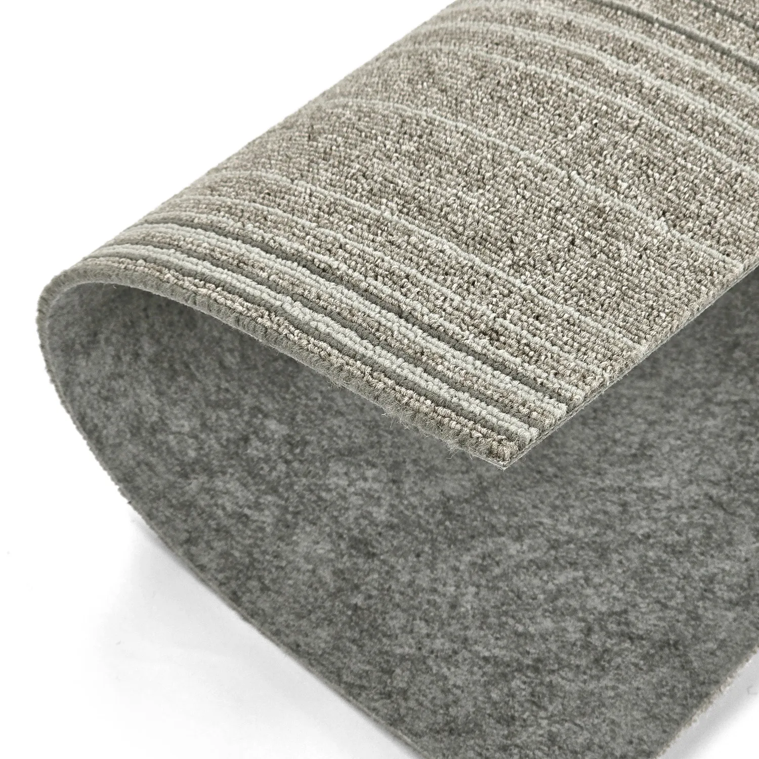 Moquette - Almeria Dalles textiles 24 unités (gris à rayures irrégulières)
