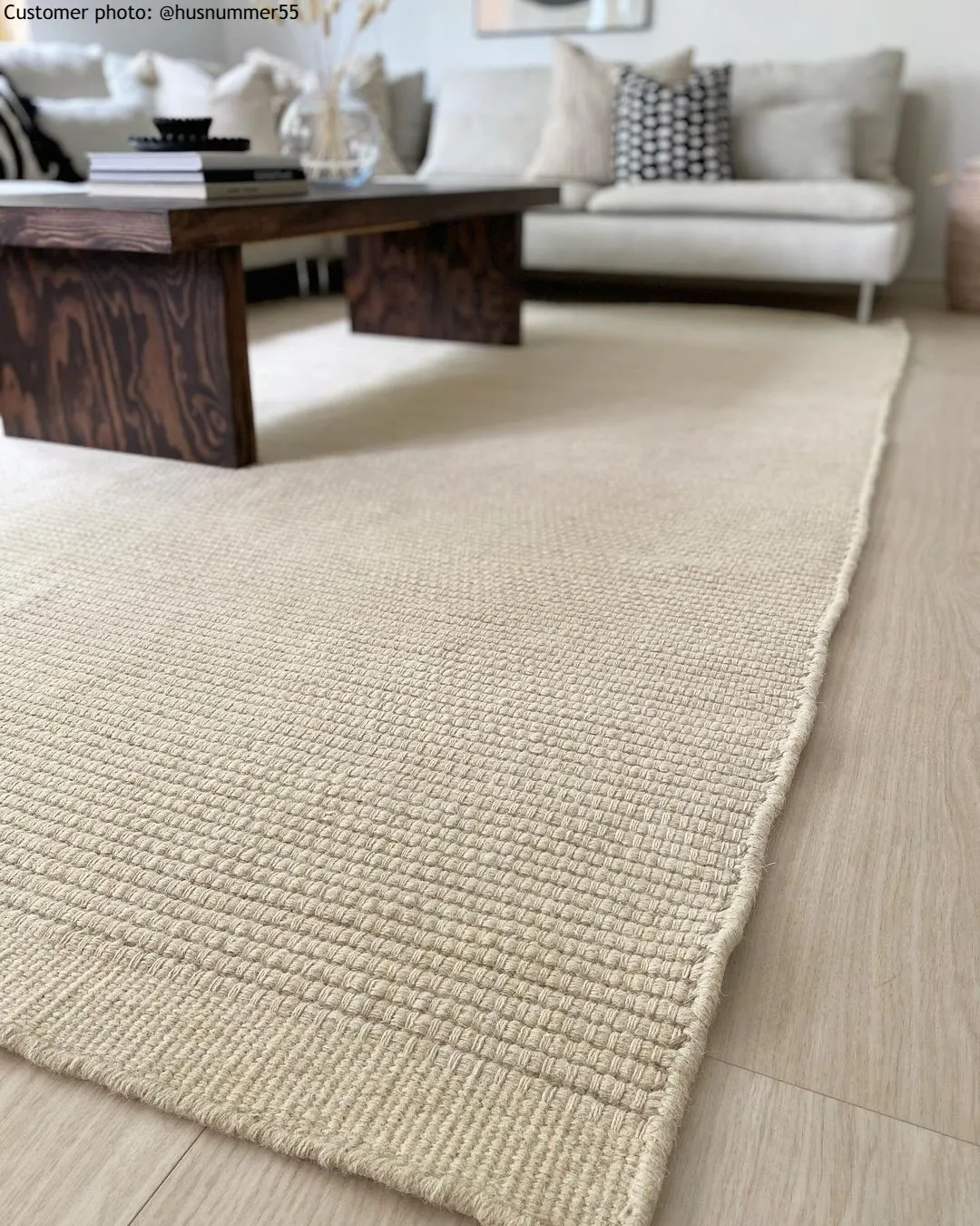 Tapis en laine - Coastal (crème)