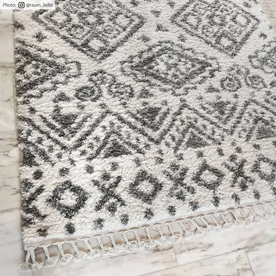 Tapis à poils longs - Imbabura (beige)