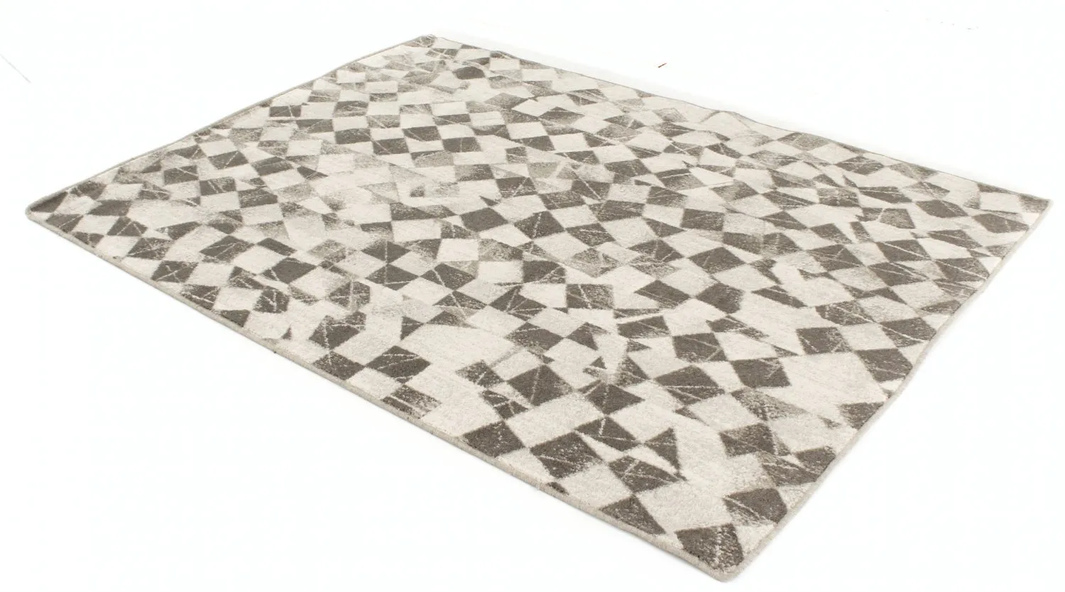 Tapis en laine - Kallatis (noir/blanc)