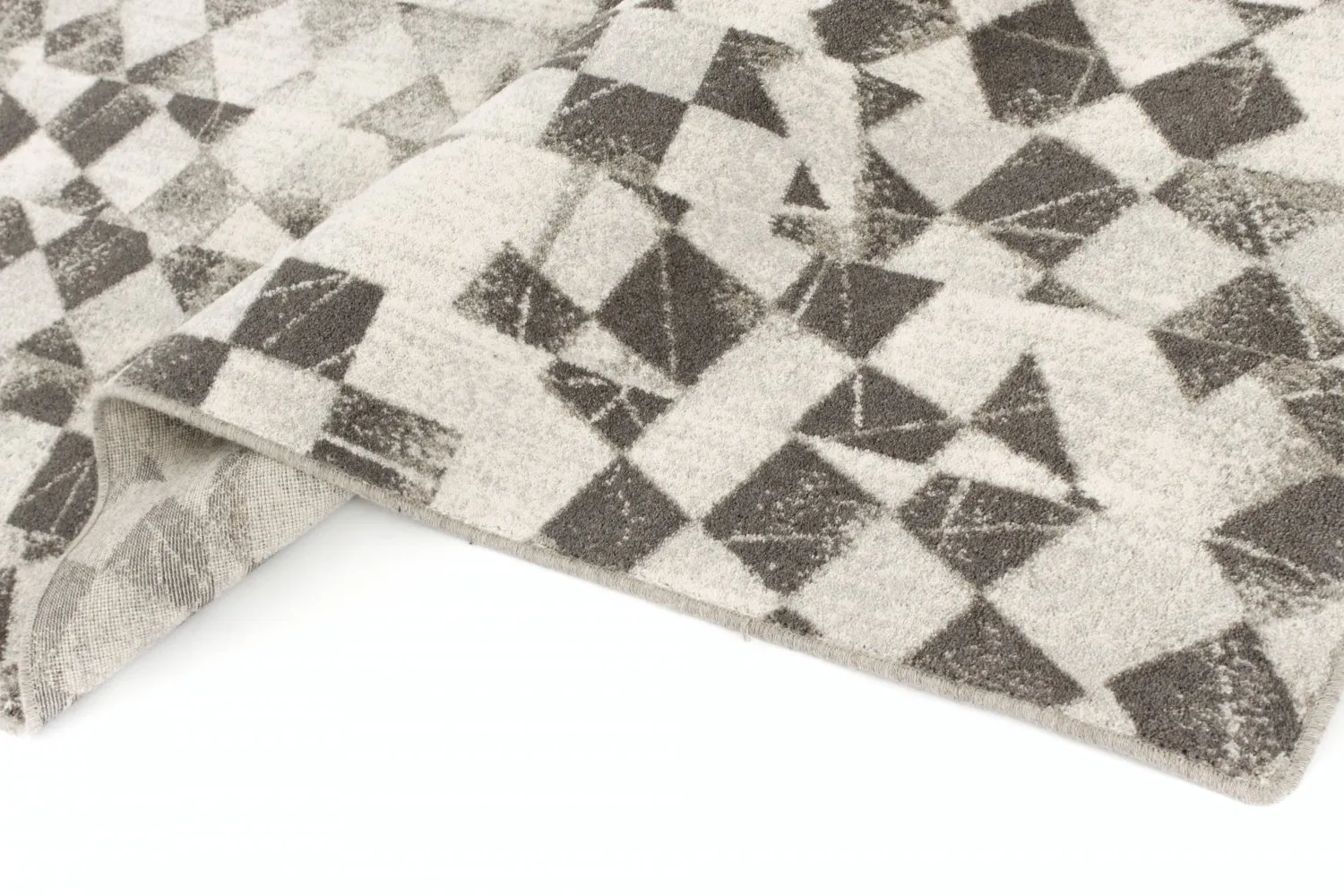 Tapis en laine - Kallatis (noir/blanc)