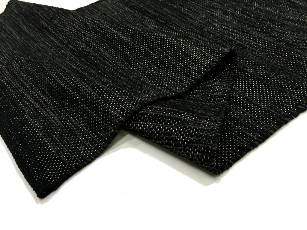 Tapis chiffons - Slite (noir)