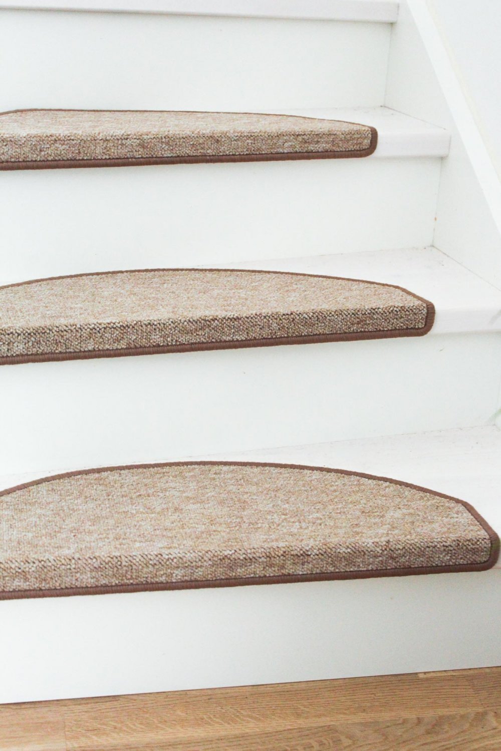 Tapis d'escalier - Camp 28 x 65 cm (beige)
